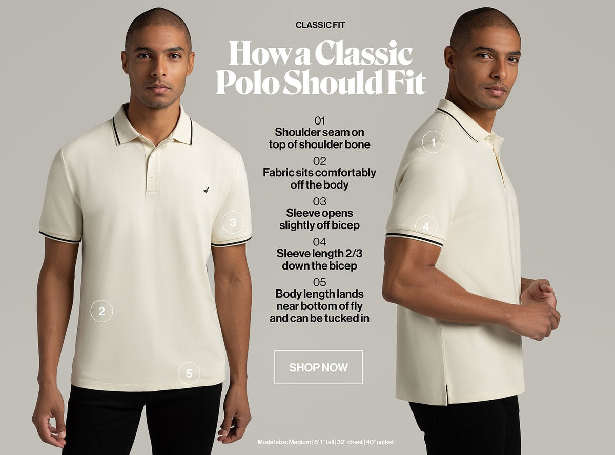 Polo shirt sizing hotsell