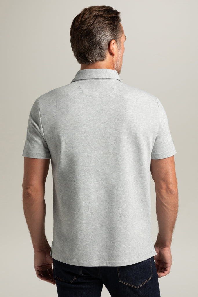 Iridescent Half Zip Short Sleeve Polo - Ready to Wear