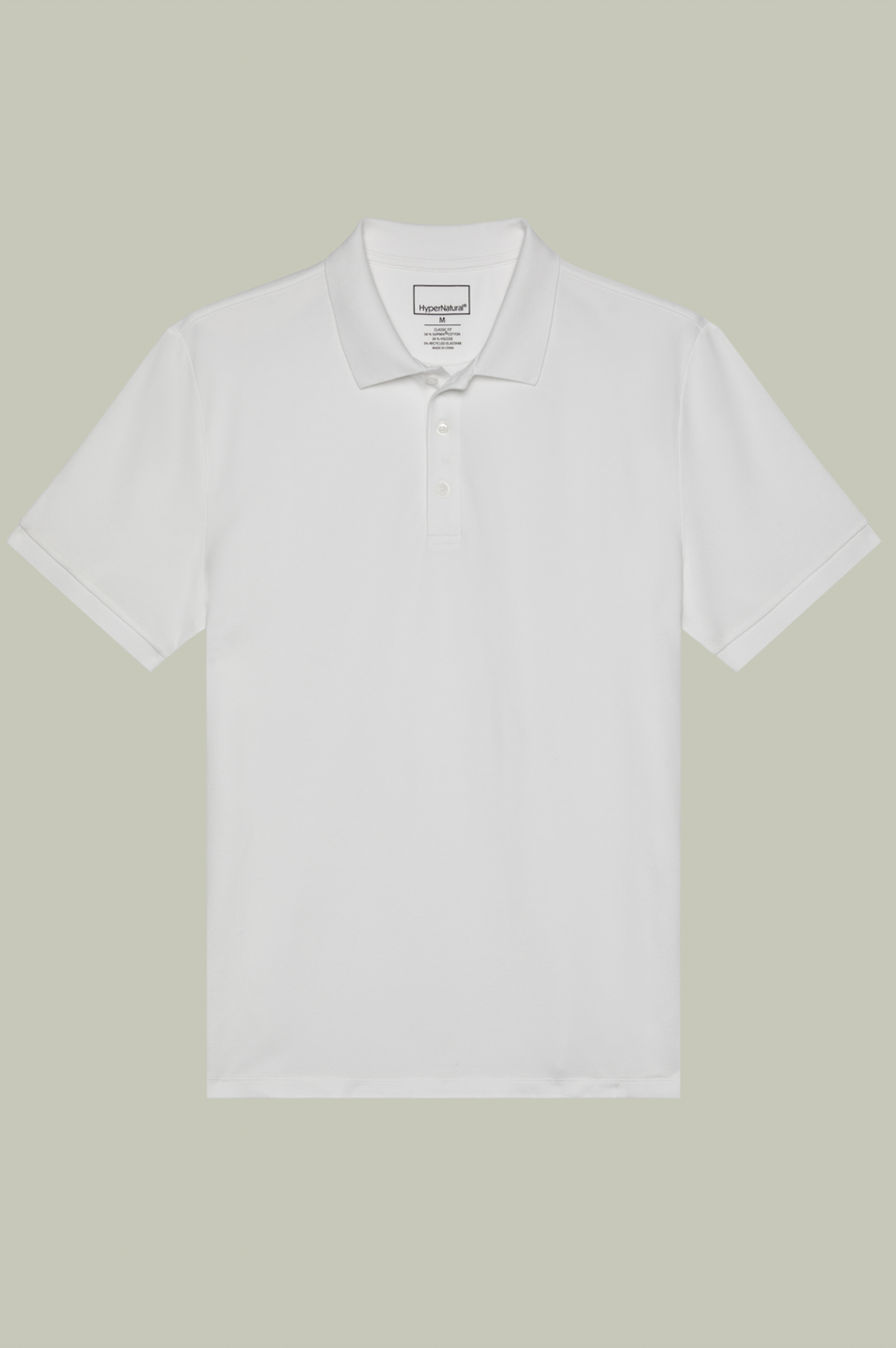 Lifeline Cheap White Polo Lifeline Comfort Style Plain White Polo