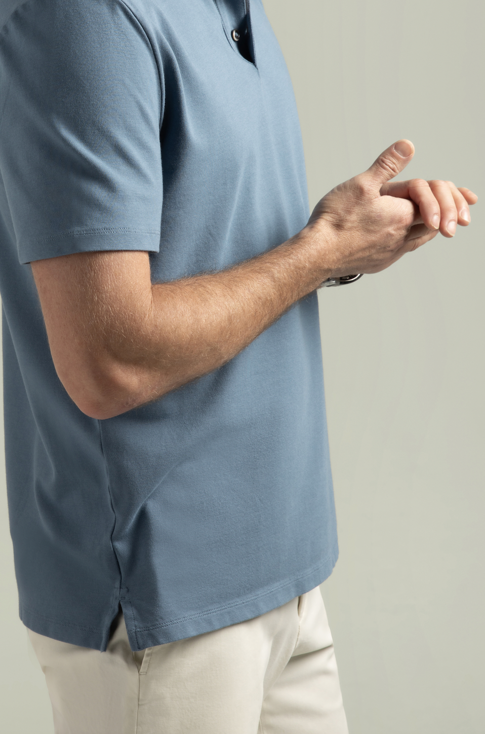 El Capitán Classic Fit Micro-Pique Polo with Hyper-Cool Jade